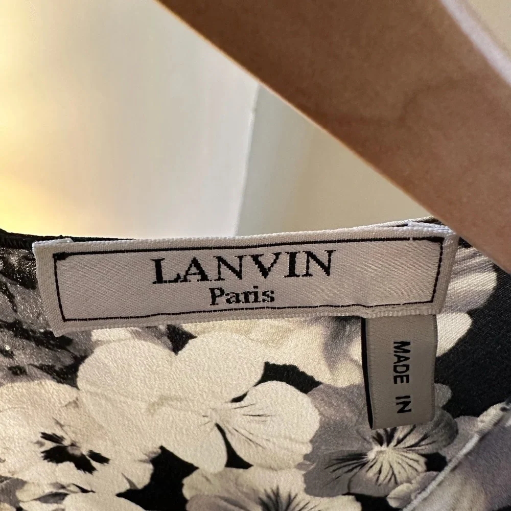 Lanvin Floral Silk Top - Picture 4 of 6